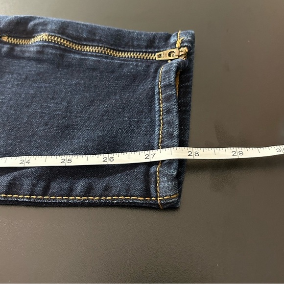 Old Navy Rockstar Skinny Blue Jeans Denim Zippered Ankle Size 6 - Picture 8 of 8